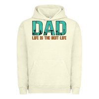 Pigment Pistachio dad life is the best life Urban Hoodie - Artiststas