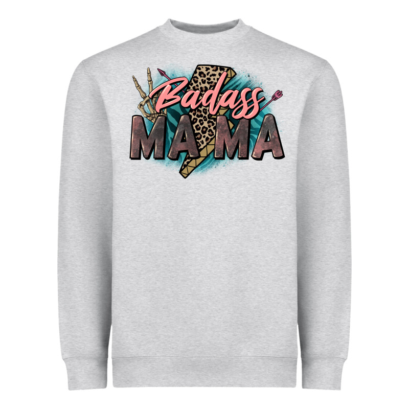 Badass Mama Mother's Day Png Sublimation Design Do Heavyweight Sweatshirt by CowGirlArtShop | Teevron