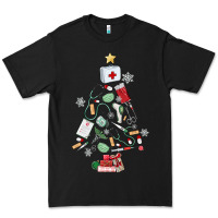 Black nurse christmas tree Premium Tee - MaliasSmallBusiness