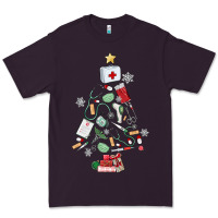 Plum nurse christmas tree Premium Tee - MaliasSmallBusiness