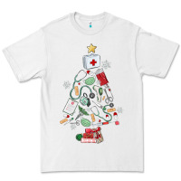 White nurse christmas tree Premium Tee - MaliasSmallBusiness
