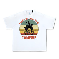 White Master Of The Camfire Urban Heavy Tee - Bettercallsaul