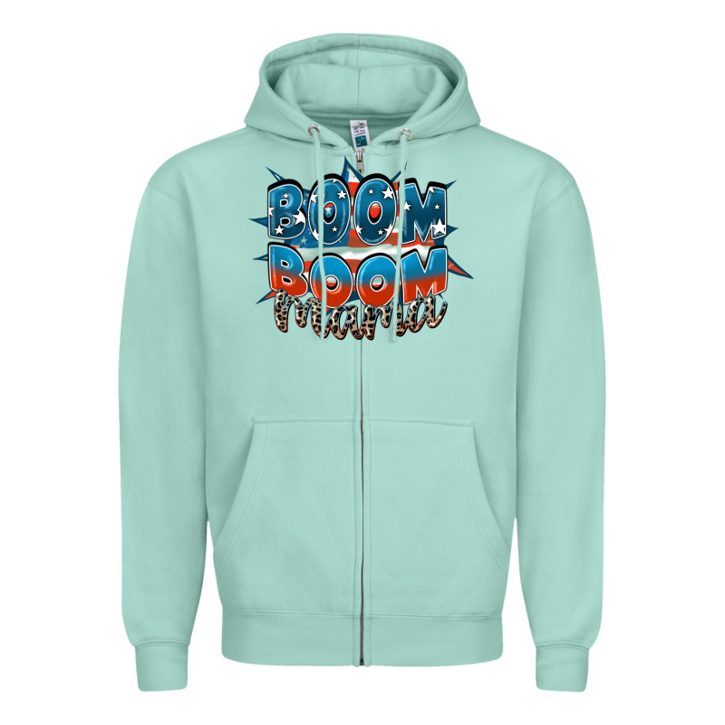 Boom Boom Mama Mother's Day Zipper Hoodie by FaDigitalArtStudio | Teevron
