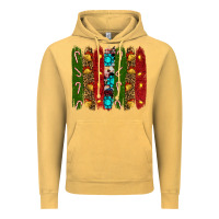 Vintage Mustard christmas brushstrokes Vintage Hoodie - RanaPortraitStore