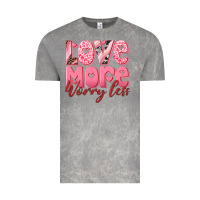Cloud Rock love more worry less Vintage Tee - RanaPortraitStore