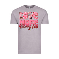 Vintage Zinc love more worry less Vintage Tee - RanaPortraitStore