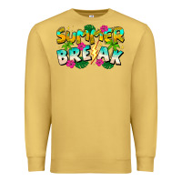 Antique Gold Summer Break Premium Sweatshirt - CowhideDigitalArt