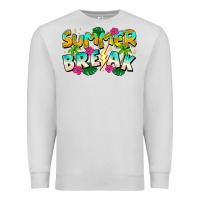 Dove Grey Summer Break Premium Sweatshirt - CowhideDigitalArt