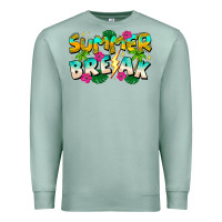Seafoam Summer Break Premium Sweatshirt - CowhideDigitalArt