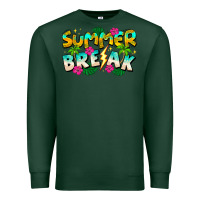 Sports Green Summer Break Premium Sweatshirt - CowhideDigitalArt