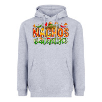 Heather Grey Nachos Valentine Heavyweight Hoodie - CowhideDigitalArt