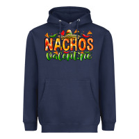 Navy Nachos Valentine Heavyweight Hoodie - CowhideDigitalArt