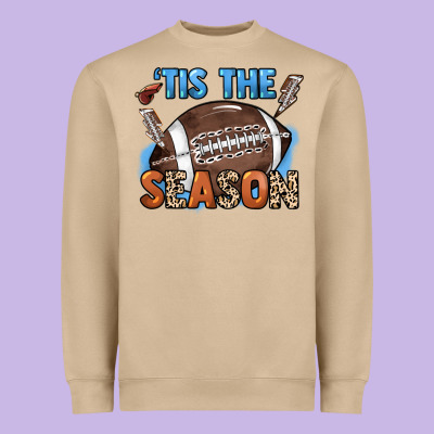 Tis The Season Lightning Bolt Heavyweight Sweatshirt Designed By Howdyjamesfarm