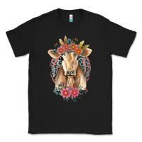 Black flower cow Classic Tee - Jasminsmagicworld