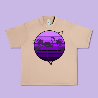 Flamingo Palm Urban Heavy Tee Designed By Bettercallsaul