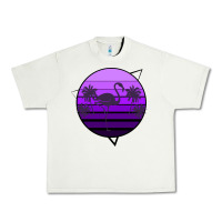 Pistachio Flamingo Palm Urban Heavy Tee - Bettercallsaul