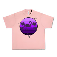 Salmon Flamingo Palm Urban Heavy Tee - Bettercallsaul