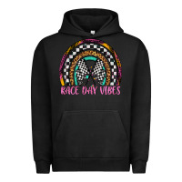 Pigment Black race day vibes rainbow Urban Hoodie - Artiststas