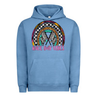 Pigment Pebble Blue race day vibes rainbow Urban Hoodie - Artiststas