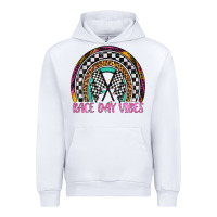 White race day vibes rainbow Urban Hoodie - Artiststas