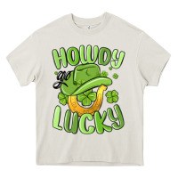 Cream howdy go lucky st patrics day Heavy Core Tee - MaliasSmallBusiness