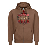 Chestnut Hot mess express mama Mother's Day Zipper Hoodie - FaDigitalArtStudio
