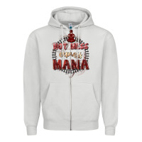 Dove Grey Hot mess express mama Mother's Day Zipper Hoodie - FaDigitalArtStudio
