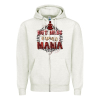 Oatmeal Heather Hot mess express mama Mother's Day Zipper Hoodie - FaDigitalArtStudio