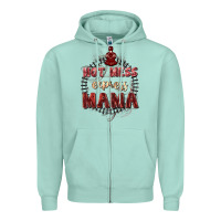 Seafoam Hot mess express mama Mother's Day Zipper Hoodie - FaDigitalArtStudio