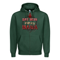 Sports Green Hot mess express mama Mother's Day Zipper Hoodie - FaDigitalArtStudio