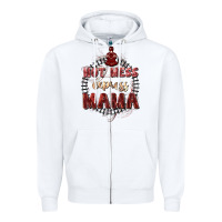 White Hot mess express mama Mother's Day Zipper Hoodie - FaDigitalArtStudio