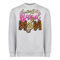 Heather Grey Band Mom Mother's Day Heavyweight Sweatshirt - CowGirlArtShop