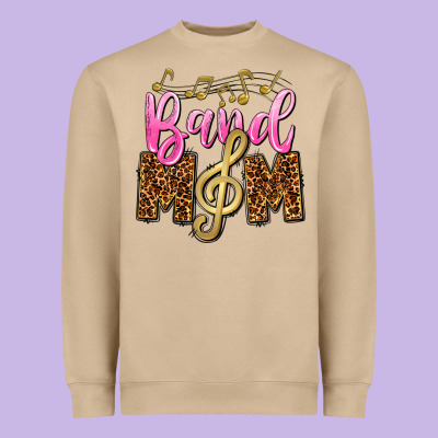 Band Mom Mother's Day Heavyweight Sweatshirt Designed By Cowgirlartshop