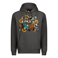 Charcoal Heather Dog Mama Mother's Day Premium Hoodie - FaDigitalArtStudio