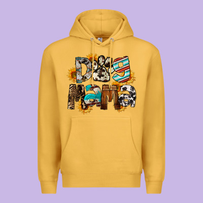 Dog Mama Mother's Day Premium Hoodie Designed By Fadigitalartstudio
