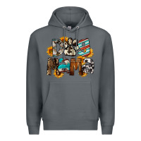 Rock Dog Mama Mother's Day Premium Hoodie - FaDigitalArtStudio