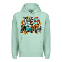 Seafoam Dog Mama Mother's Day Premium Hoodie - FaDigitalArtStudio