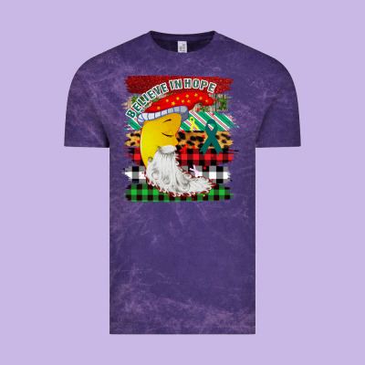 Believe In Hope Santa Moon Vintage Tee Designed By Bettercallsaul