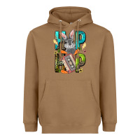 Toasted Coconut Western hip hop Bunny Easter Day Heavyweight Hoodie - LillyAllenDesigns