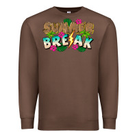 Chestnut Summer Break Premium Sweatshirt - CowhideDigitalArt