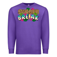 Purple Summer Break Premium Sweatshirt - CowhideDigitalArt