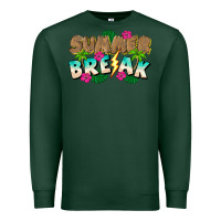Sports Green Summer Break Premium Sweatshirt - CowhideDigitalArt