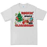 Dove Grey rockin around the classroom Premium Tee - MaliasSmallBusiness