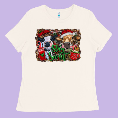 Stay Sweet Heifers Ladies Tee Designed By Ranaportraitstore