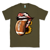 Army Green football Classic Tee - Jasminsmagicworld