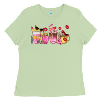 Matcha boss lady coffee cups Ladies Tee - NancyCooperArtShop