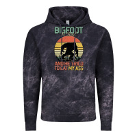 Cloud Black Bigfoot is real and he tried to eat my ass Vintage Hoodie - Bettercallsaul