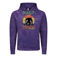 Cloud Purple Bigfoot is real and he tried to eat my ass Vintage Hoodie - Bettercallsaul