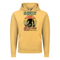 Vintage Mustard Bigfoot is real and he tried to eat my ass Vintage Hoodie - Bettercallsaul