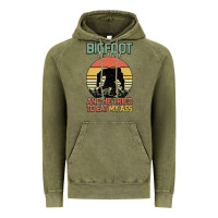 Vintage Olive Bigfoot is real and he tried to eat my ass Vintage Hoodie - Bettercallsaul